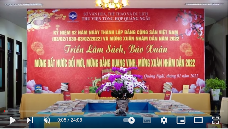 VIDEO Triển lãm sách, báo Xuân, tài liệu Kỷ niệm 92 năm ngày thành lập Đảng Cộng sản Việt Nam (03/02/1930-03/02/2022) và đón Tết Nhâm Dần năm 2022
